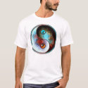 Cosmic yin yang(front) t-shirts