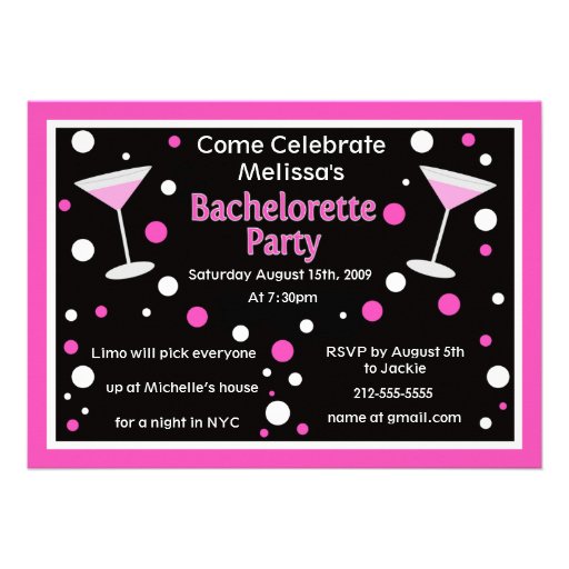 Cosmo Bachelorette Invite
