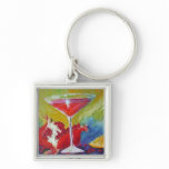 Cosmo &amp; Red Pomegranate Key Chain