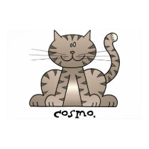 Cosmo the Kitty Print by wendelltoons Cosmo the Kitty Print