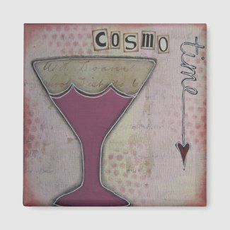 "Cosmo Time" Art Magnet by Nancy Lefko