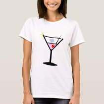 Cosmopolitan in a Glass t-shirts