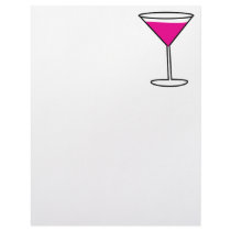 cosmopolitan,Martini glass letterhead