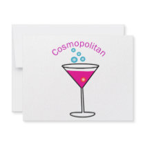 cosmopolitan with the words cosmopolitan on it invitations by oceanbrezzze cosmopolitan with the words cosmopolitan on it invitations