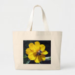 Cosmos Attracts Bumblebee Canvas Bag