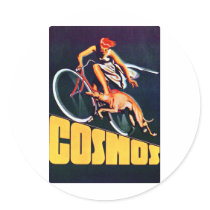 Cosmos Greyhound Bicycle Sticker