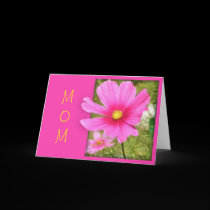 Cosmos Mother's Day Card