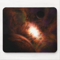 cosmos, nebula, alien, science fiction, desktop wallpaper, Mouse pad with custom graphic design