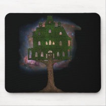 Cosmos Tree House mousepads