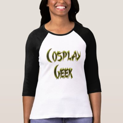 Cosplay Geek Yellow Tee Shirt