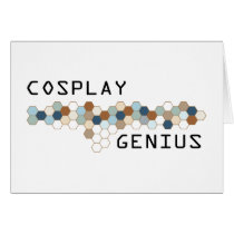 Cosplay Genius Greeting Cards