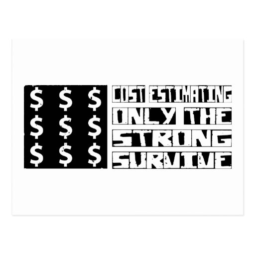 Cost Estimating Survive Post Card