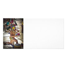 Costa Mayan Ritual Personalized Photo Card
