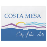 Costa Mesa city flag flyers