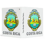 Costa Rica Coat of Arms binders