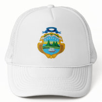 Costa Rica Coat of Arms Hat by FlagTshirts Costa Rica Coat of Arms Hat