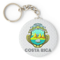 Costa Rica Coat of Arms Key Chain