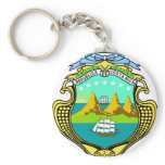 Costa Rica coat of arms Key Chains