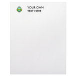 Costa Rica Coat of Arms Customized Letterhead