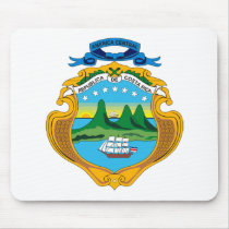 Costa Rica Coat of Arms Mousepad