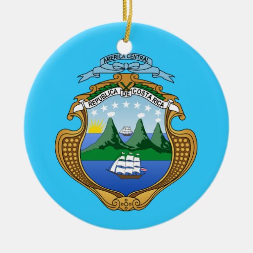 costa rica custom christmas ornament zazzle costa rica custom christmas ornament zazzle