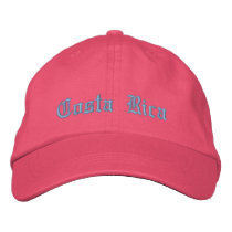 Costa Rica Custom Hat Embroidered Baseball Caps
