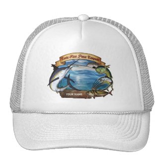 Costa Rica Fishing Champion (your name) Trucker Hat