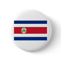 Costa Rica Flag buttons by worldtees Costa Rica Flag buttons