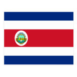 Costa Rica Flag CR Postcard