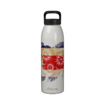 Costa Rica Flag Drinking Bottles