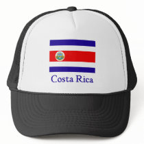 Costa Rica Flag Trucker Hats