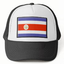 Costa Rica Flag Trucker Hats