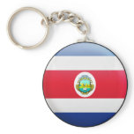 Costa Rica Flag Key Chain