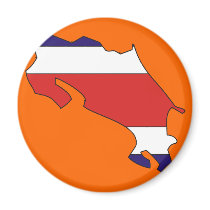 Costa Rica flag map magnets by FlagStore Costa Rica flag map magnets