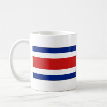 Costa Rica Flag ~ Map Mug