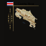 Costa Rica Flag + Map T-Shirt