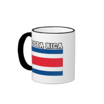 Costa Rica Flag Mugs