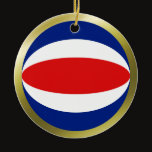 Costa Rica Flag Ornament