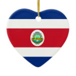 costa rica flag ornament