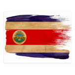Costa Rica Flag Postcards postcards