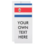 Costa Rica Flag rack cards