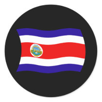 Costa Rica Flag Sticker by livingflags Costa Rica Flag Sticker