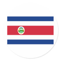 Costa Rica Flag stickers by worldtees Costa Rica Flag stickers