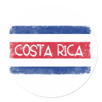 Costa Rica flag Stickers