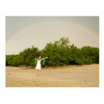 Costa Rica Girl postcards