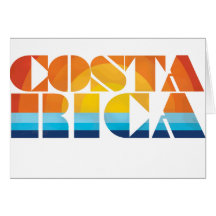 Costa Rica Greeting Card