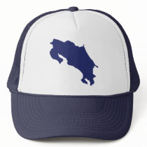 Costa Rica Map Hats