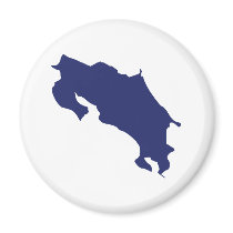 Costa Rica Map magnets by Thinkdifferent Costa Rica Map magnets