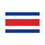 Costa Rica National Flag Photo Card Template