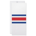 Costa Rica National Flag rack cards